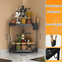 3-Tier Kitchen Seasoning Shelf Spice Countertop Rack