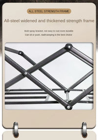 Folding Camping Cart – Heavy Duty Outdoor Utility Wagon