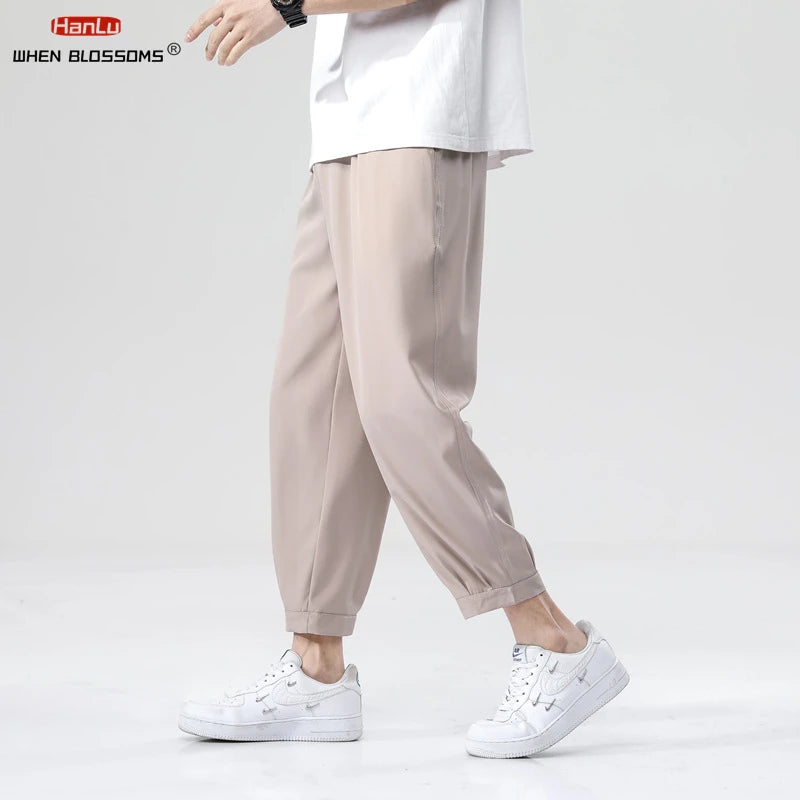 Men’s Cropped Cargo Pants – Lightweight Summer Fashion