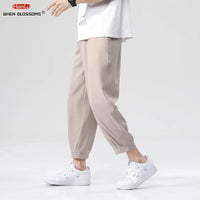 Men’s Cropped Cargo Pants – Lightweight Summer Fashion