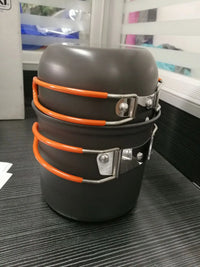 Portable Camping Cookware Set Outdoor Cooking Pot Kit