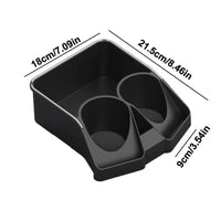 Car Seat Organizer with Cup Holders Storage Console