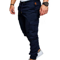 Men’s Cargo Pants with Pockets & Drawstring