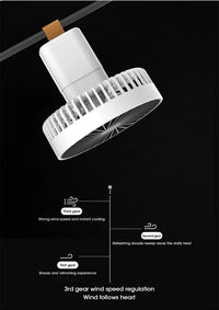 Retractable Camping Fan 10000mAh Rechargeble Portable USB Ceiling Fan Wireless Desk Electric Fans Folding Tripod Home Outdoor