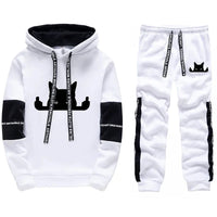 Men’s Hoodie & Sweatpants Set – Casual Printed Tracksuit