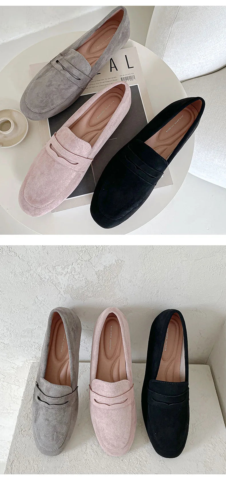 New Women Flat Loafers Casual Spring Autumn Shoes