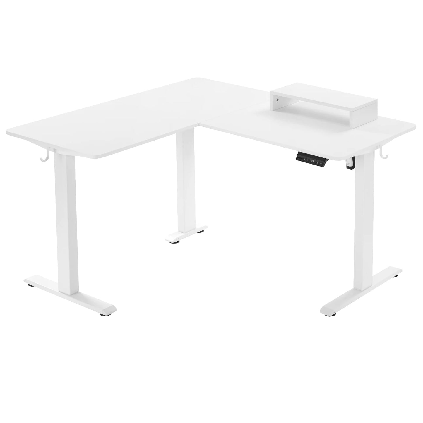Electric L-Shaped Sit Stand Desk – 140x120cm Adjustable