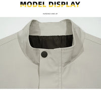 Men’s Autumn Stand Collar Jacket – Korean Style