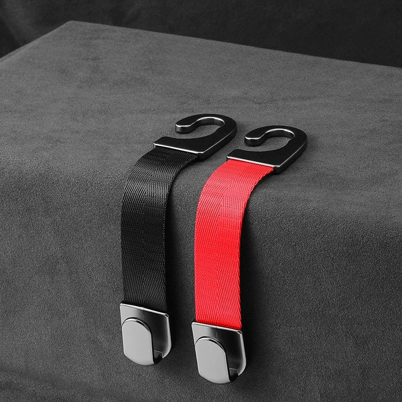 Hidden Car Seat Back Hook Multi-Purpose Organizer