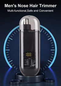 Portable Nose & Ear Hair Trimmer – Rechargeable Groomer