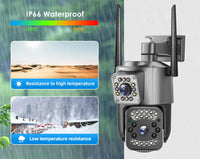 8MP 4G Dual Lens Outdoor CCTV Security Camera