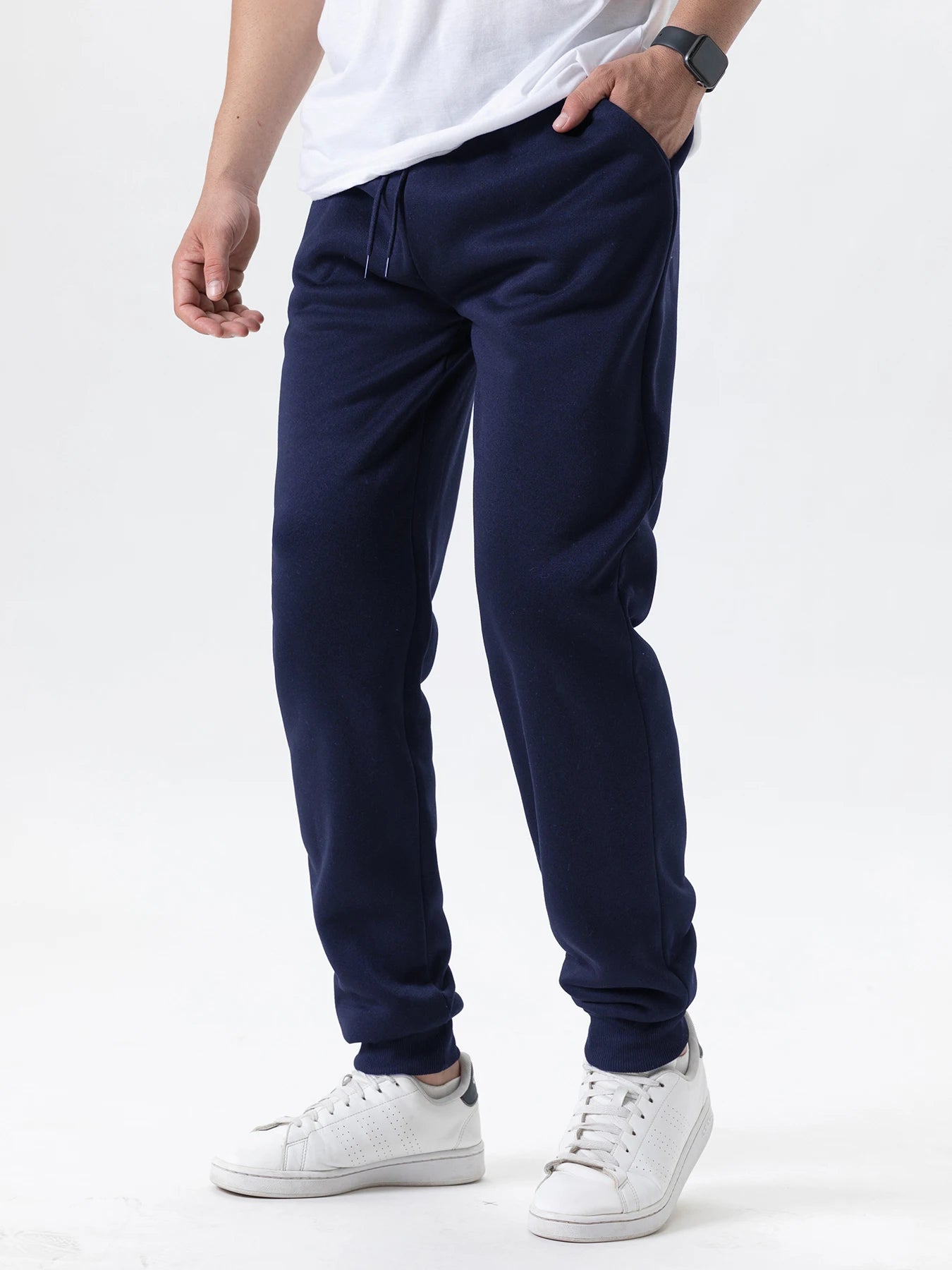 Men’s Fleece Sweatpants – Winter Joggers Gym Casual Pants