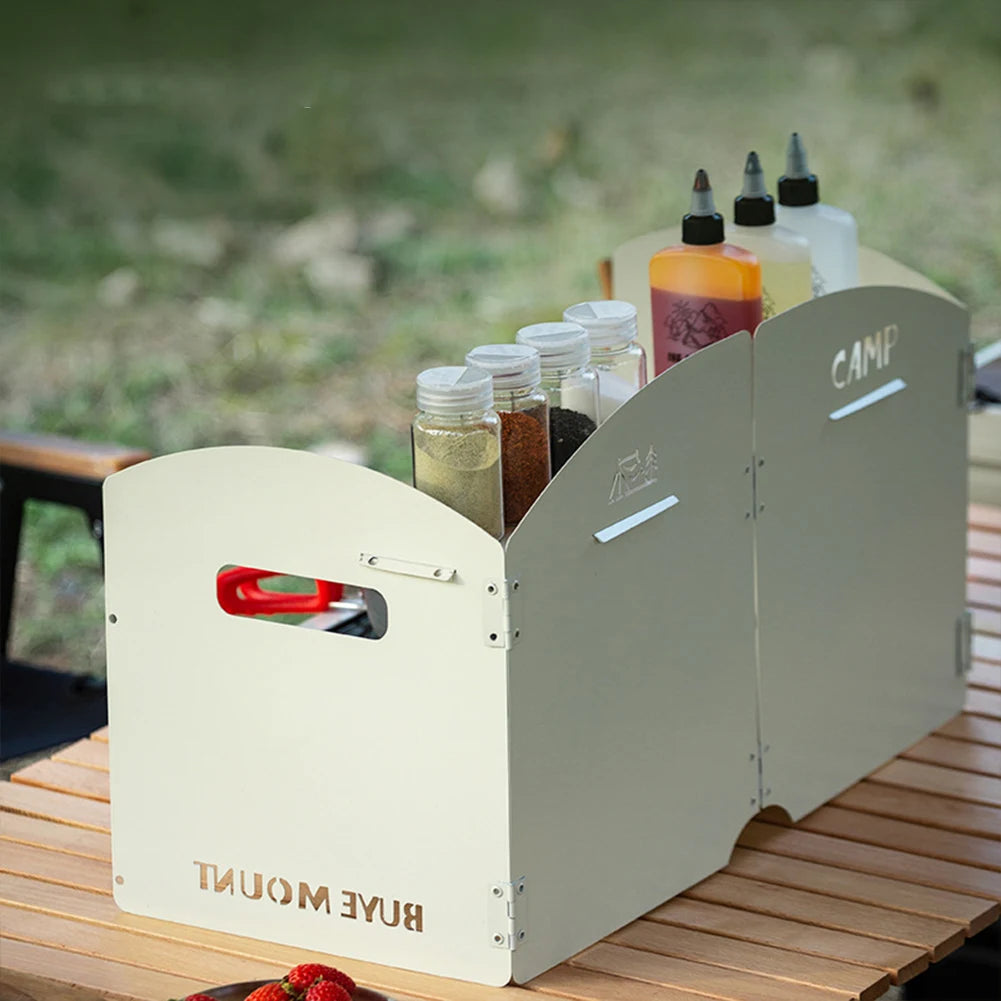 Foldable Gas Stove Windshield for Camping & BBQ