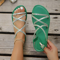 Women Sandals Sexy Summer Shoes for Woman Summer Lightweight Sandals New Flats Sandals Comfortable Beach Shoes Female Footwear