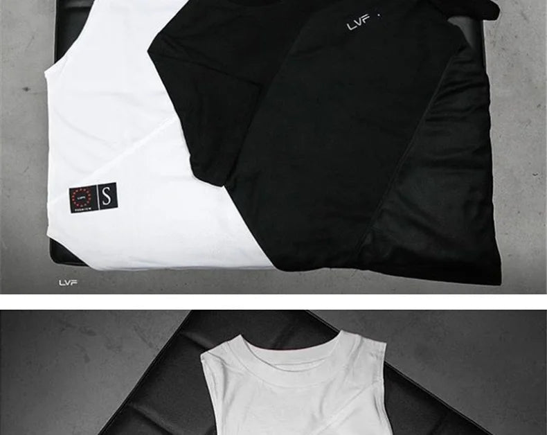 Men’s Gym Bodybuilding Tank Top Cotton Vest