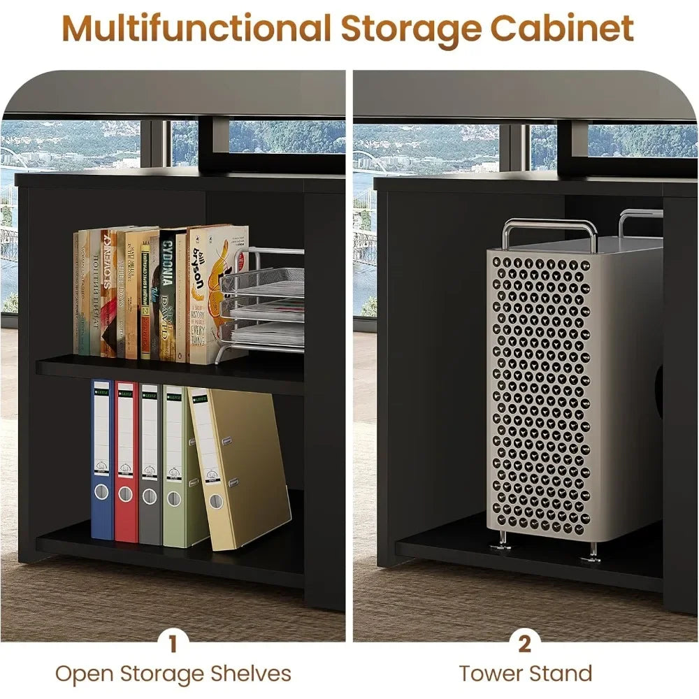 70.9" Executive Office Desk with Storage