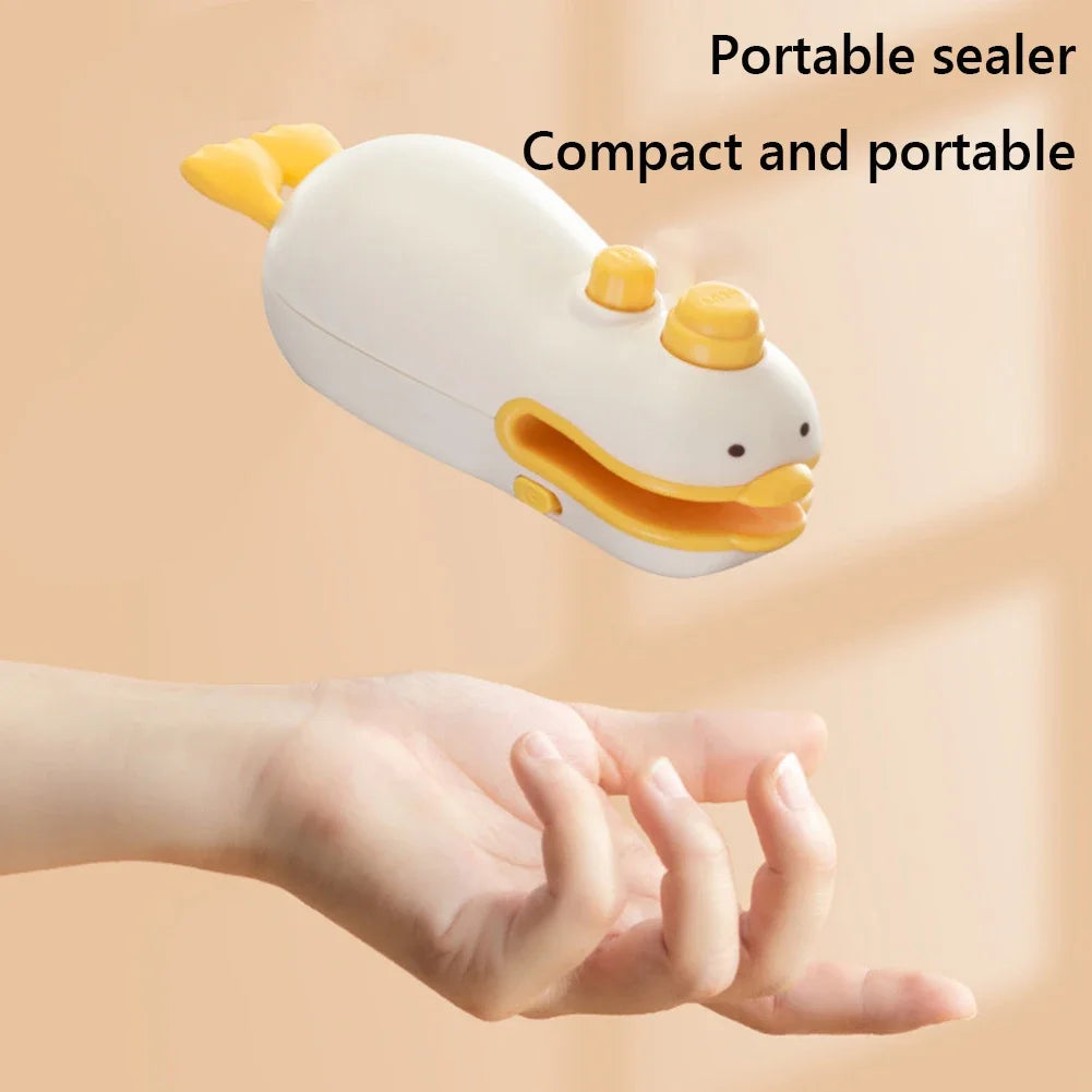 2-in-1 Mini Bag Sealer with Cutter & USB-C Rechargeable