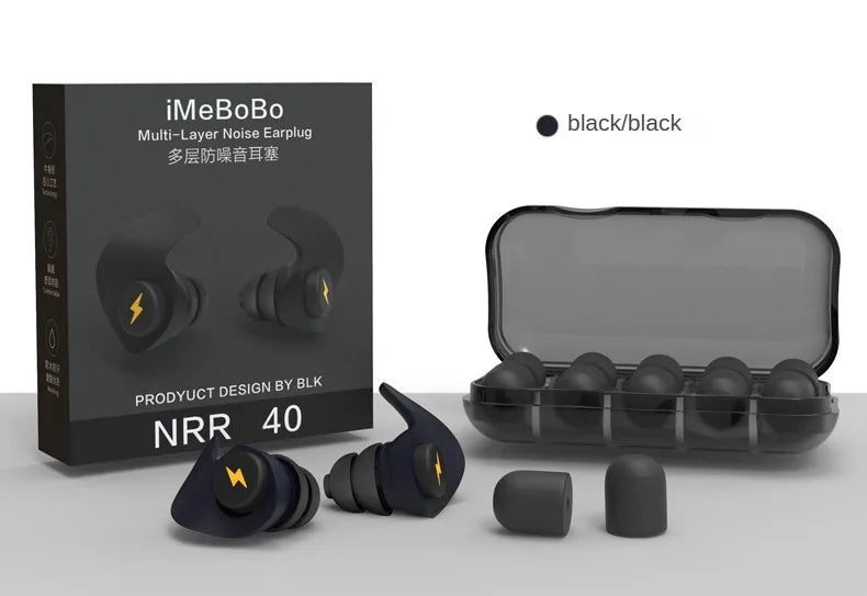 Noise-Cancelling Silicone Earplugs – Sleep & Soundproof