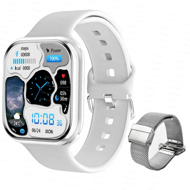 Smart Watch 9 Mini – NFC, Heart Rate, Waterproof, Android/iOS