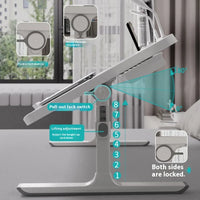 Modern Wooden Office Desk with Keyboard Shelf & Wheels