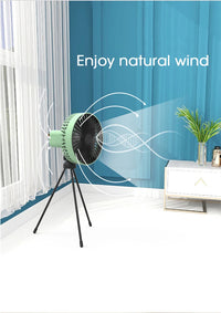 Retractable Camping Fan 10000mAh Rechargeble Portable USB Ceiling Fan Wireless Desk Electric Fans Folding Tripod Home Outdoor