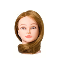 Mannequin Head with 80% Human Hair & Tripod Stand