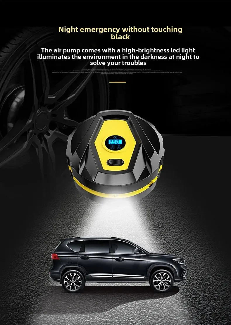Portable Mini Car Inflatable Pump Digital Display