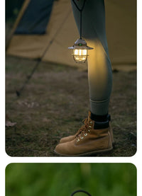 Modern Outdoor Camping Lamp – Dimmable Rechargeable Lantern