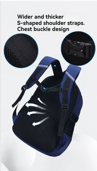 New Elementary School Students Schoolbag Boys 1-3-6 Grades 6-12 Years Old Lightweight Leisure CHILDREN'S Shoulder Bag Large Capa