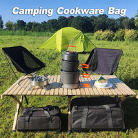 Camping Cookware Bag Large Capacity Portable Storage