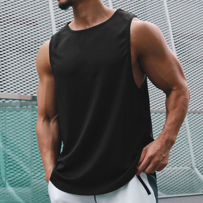 Men’s Gym Sleeveless Tank Top Basketball Vest