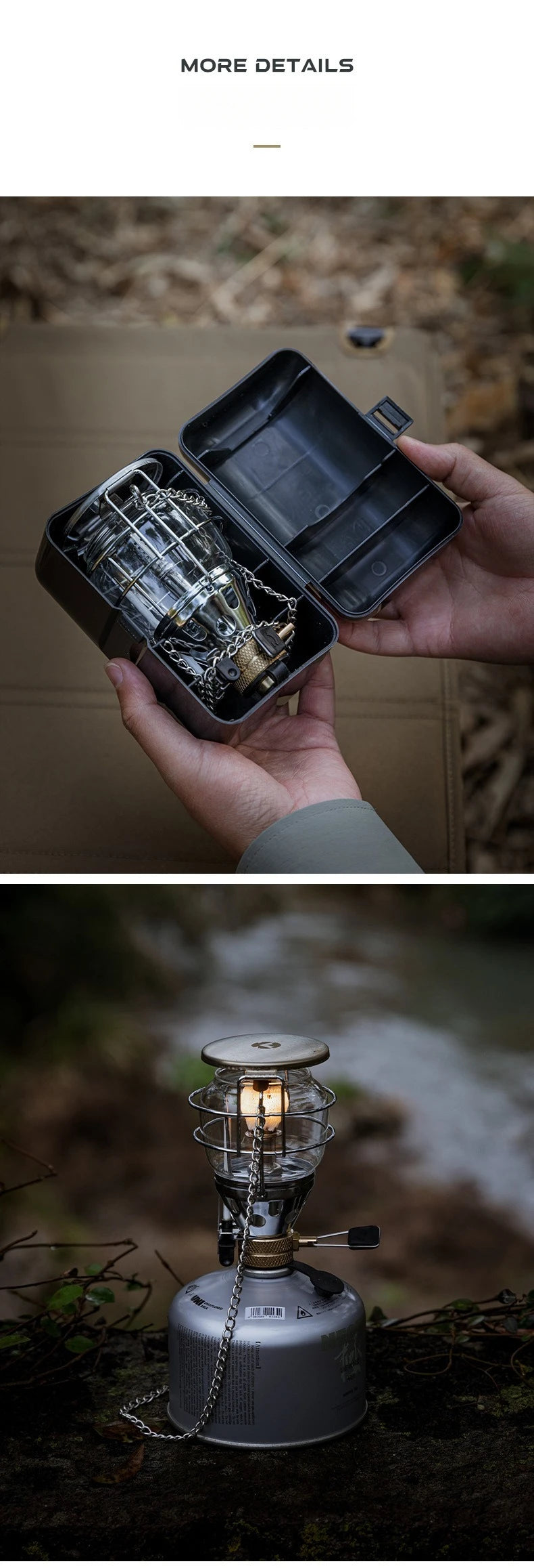 CAMPINGMOON Portable Lantern Medium Outdoor Tent Light