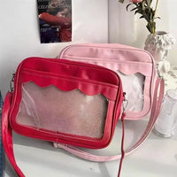 Japanese Harajuku Transparent Ita Bag for Girls