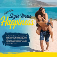 Men’s Hawaiian Shirt – Casual Summer Short Sleeve Top