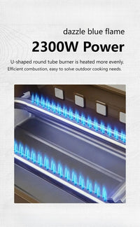2300W Multifunctional Gas Stove for Outdoor Camping & Hiking