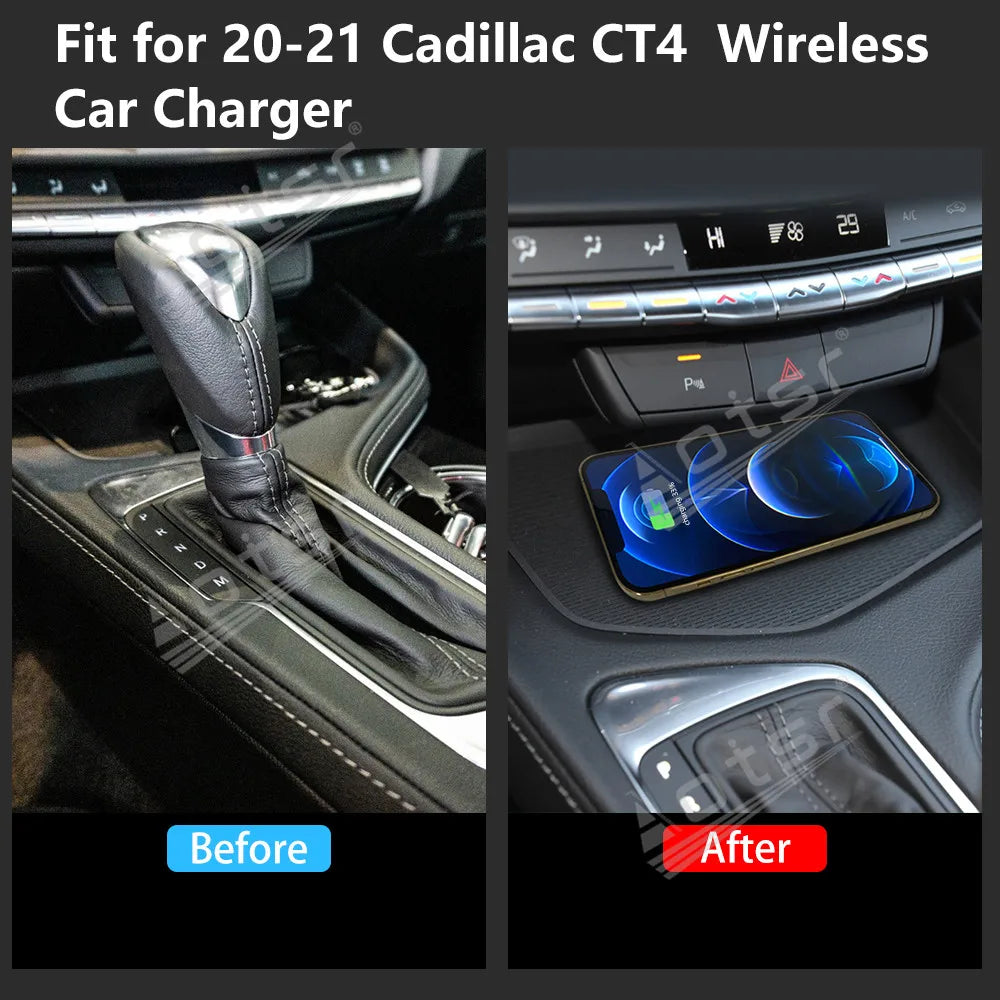 Fast Wireless Car Charger – For Cadillac CT4 2020-2021