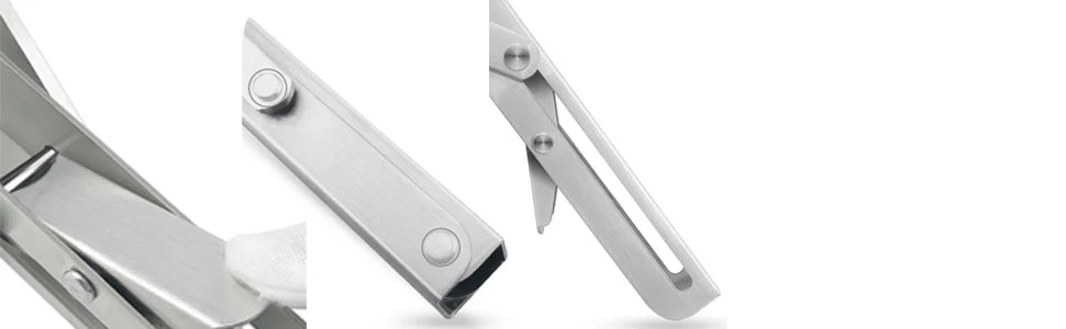 2pc Folding Shelf Brackets Heavy Duty Stainless Steel DIY Wall Mounted Collapsible Furniture Space Saving for Garage Workstation