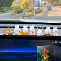 Cute Bunny Car Interior Accessory Console Decoration