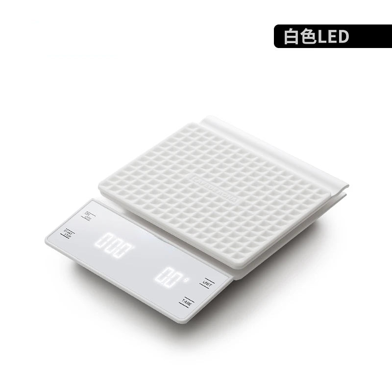 Smart Coffee Scale Kitchen Food Scale Digital Electronic Scale with Timer Precision Jewelry Scale Mini Household Weighing Scale