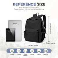 School backpack for Girl, Aesthetic Backpack for Women Cute Bookbag Preppy College Casual Lightweight Laptop Backpack Anti theft