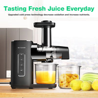 Blitzhome BH-JC01 Cold Press Juicer Slow Masticating