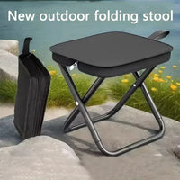 Portable folding stool, foldable hand-held camping stool, special folding stool for camping and fishing outdoors