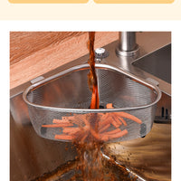 Stainless Steel Triangle Sink Drain Basket Strainer