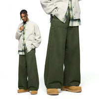 Men’s Wide-Leg Street Style Work Pants Autumn 2025