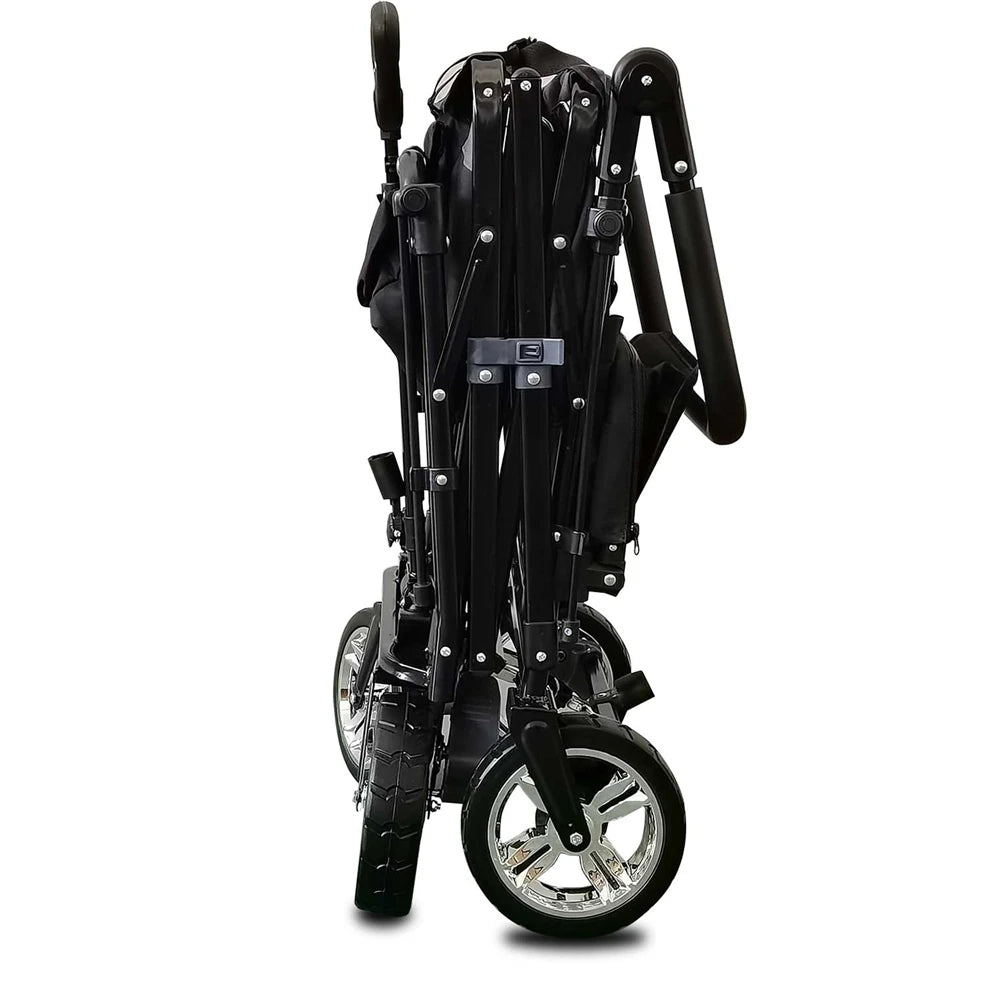 Outdoor Camping Vehicle with Shed, Multifunctional, Installation Free, Foldable Pole Camping Vehicle, Portable Shopping Cart