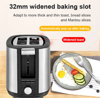 2-Slice Electric Toaster – Bread & Sandwich Maker 110V/220V