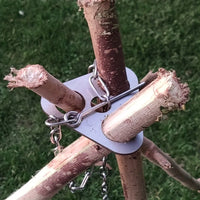 Portable Camping Gear and Equipment  Detachable Outdoor Barbecue Tripod Hanging Rack  Campfire Cooking Accessories Set