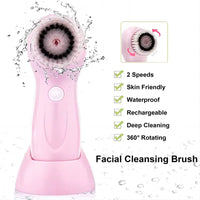 Electric Facial Cleansing Brush – Spin Exfoliating Cleanser