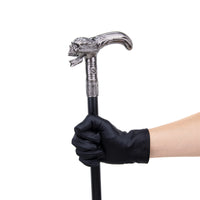 Skull Head Walking Stick with Hidden Plate Self Defense Fashion Cane Plate Cosplay Crosier Stick 93cm