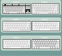 Animal Forest Green Cherry Profile Keycap Set ISO Layout